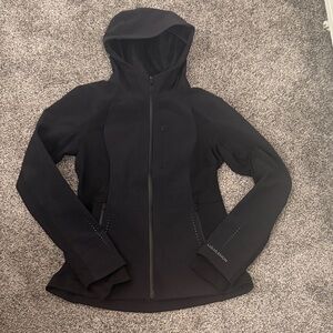 lululemon cross chill performance Black Hooded Jacket size 8